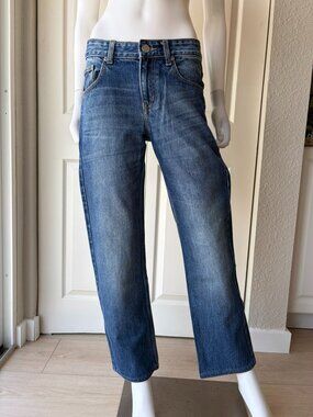 Bare Denim size 30" waist straight leg low rise fit jeans